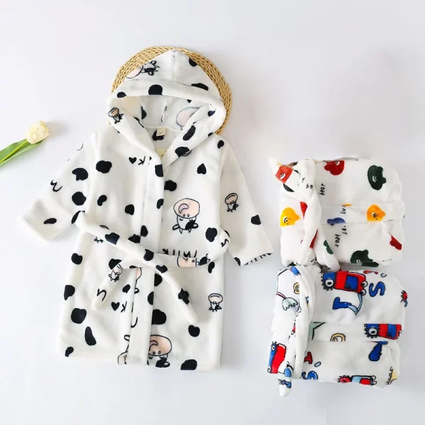 Warm Plush Robe Kids - Image 2