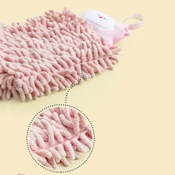 Adorable Chenille Hanging Hand Towel - Image 4