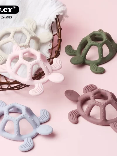 Baby Silicone Teether Turtle