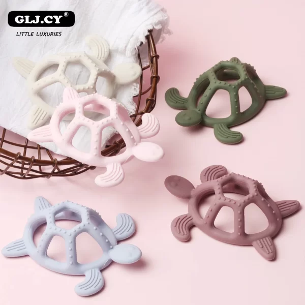 Baby Silicone Teether Turtle