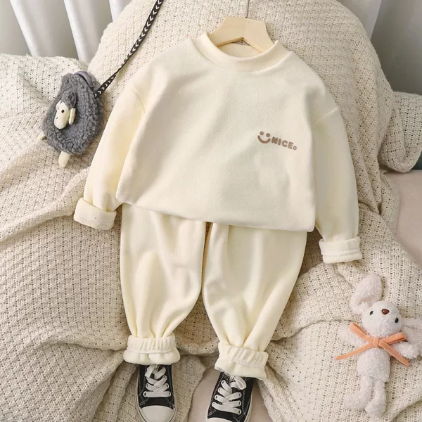 Children's Double Sided Velvet Pajamas - Image 4