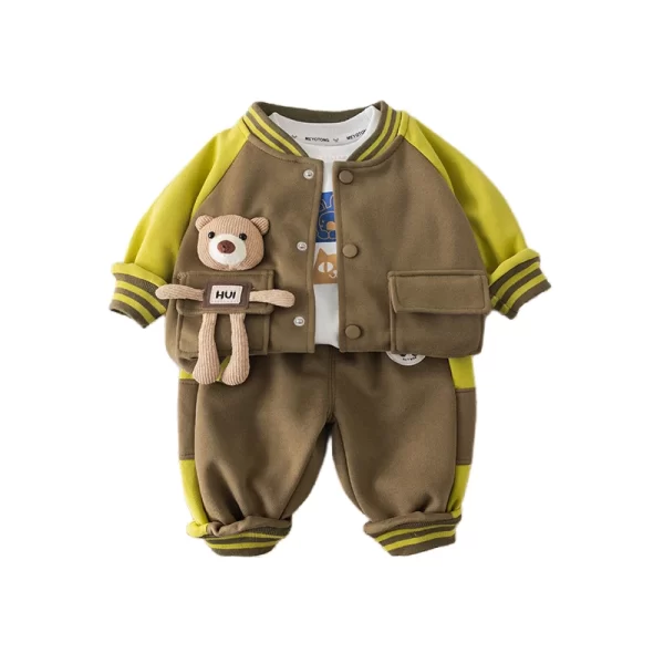 MILANCEL 3Pcs Autumn Kid's Clothes Set - Image 7