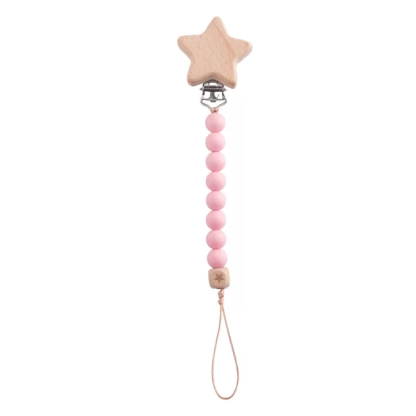 Baby Pacifier Flower Chain Beech Wood - Image 12