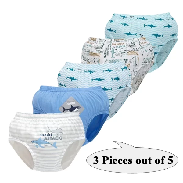 3 Pcs Boy's Underwear Cotton - Image 12