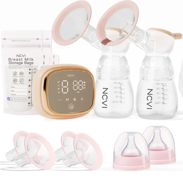NCVI Double Electric Breast Pumps 4 Modes 9 Levels