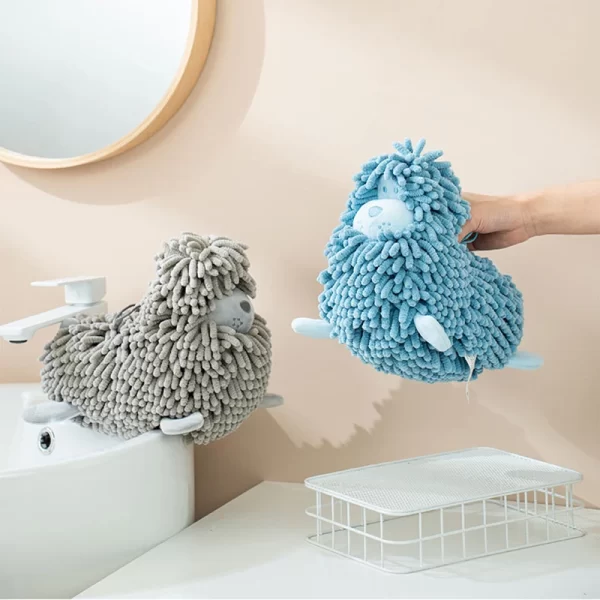 Cartoon Seal Chenille Hand-Wiping Plush Toy - Image 2