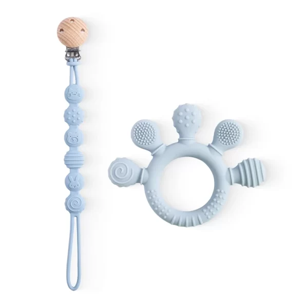 Finger Teether Silicone Pacifier Chain - Image 7