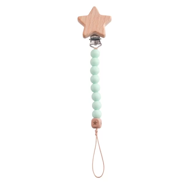 Baby Pacifier Flower Chain Beech Wood - Image 9