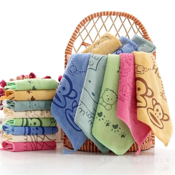 3 Pcs Baby Towel Cute Superfine Fiber - Image 12