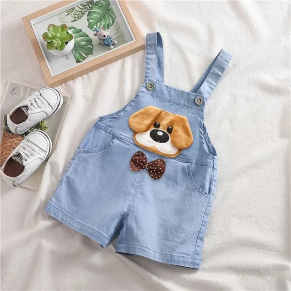 Cute Overall Jean Shorts - Image 17