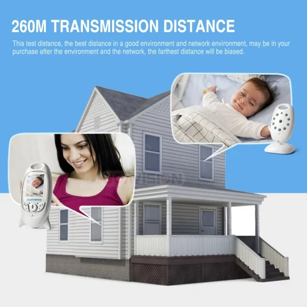 Video Baby Monitor Wireless-2 Way Talk - Image 2