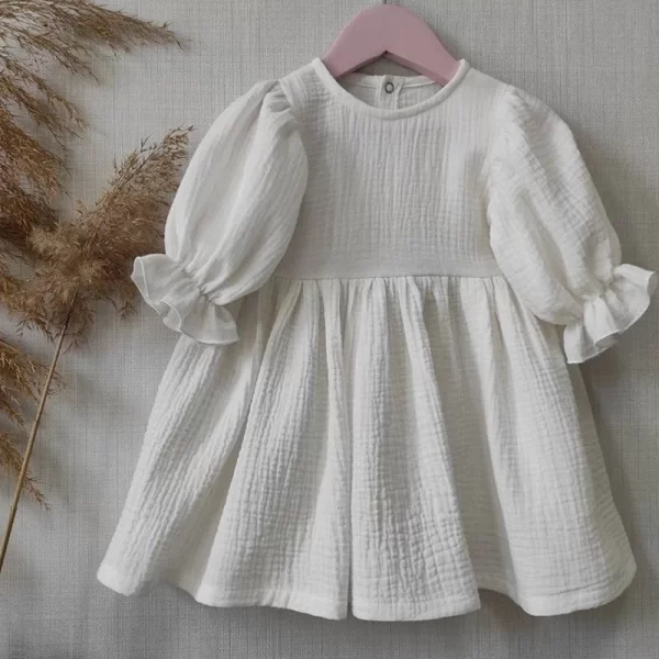 Organic Cotton Girl's Dress - Image 9
