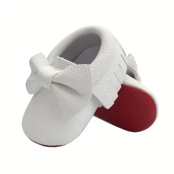 Bowknot Leather Baby Shoes - Image 4