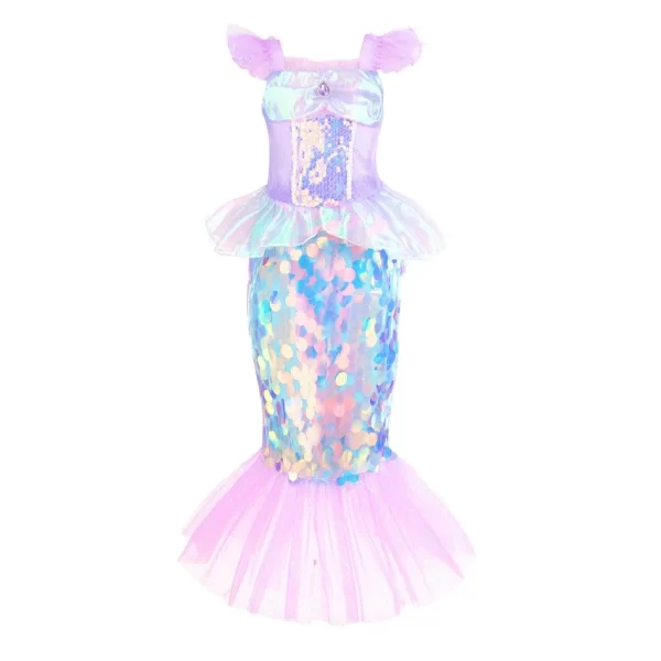 Children's Mermaid Costumes Sequined - Image 3
