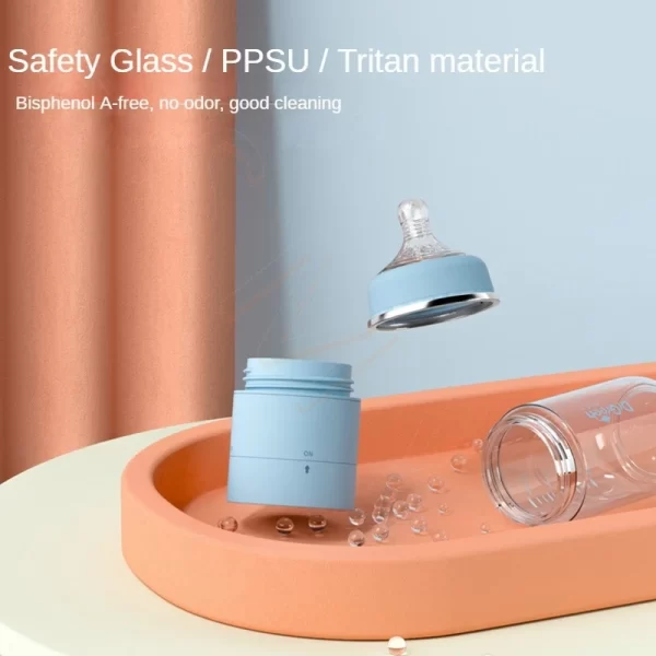 Dr.Green 4S Baby Bottle Wide Mouth Bottle Glass 150mL/240mL - Image 5