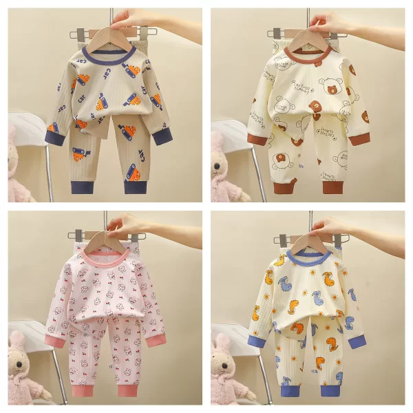 Children's PJ's Long Sleeve Cotton - Image 3