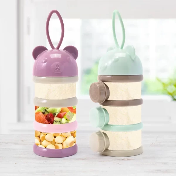4Pcs Baby Formula Milk/Powder Dispenser - Image 3