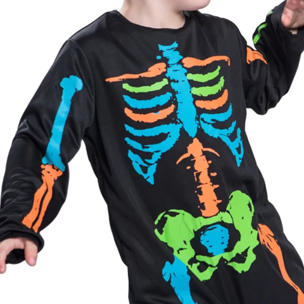 Halloween Colorful Skeleton Girl Dress/Skull Boy Costume - Image 5