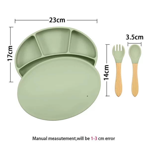 Silicone Suction Feeding Children's Tableware BPA - Image 4