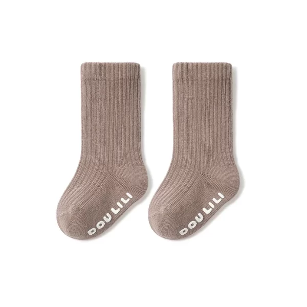 Children's Cotton Socks Knee High Ribbed - Image 10