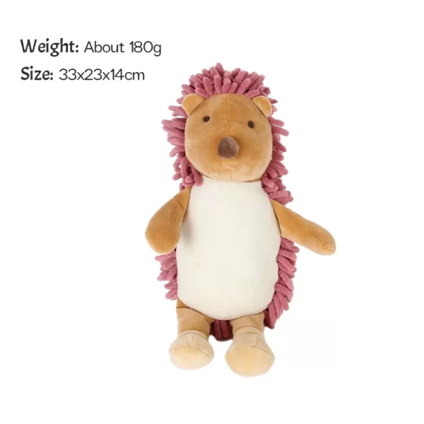 Cute Hedgehog Chenille Hand-Wiping Doll - Image 6