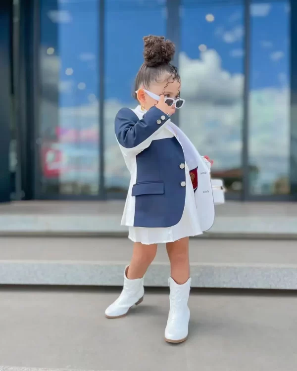 Cute Baby Girls Blazer Jackets 3-8 Year - Image 2