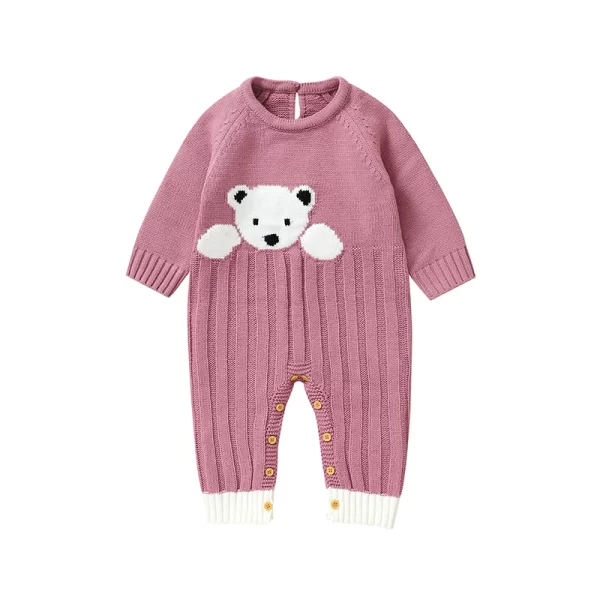 Cute Bear Onesie Newborn Warm - Image 9
