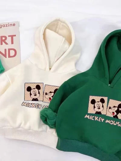 Children's Plush Mickey Hoodie