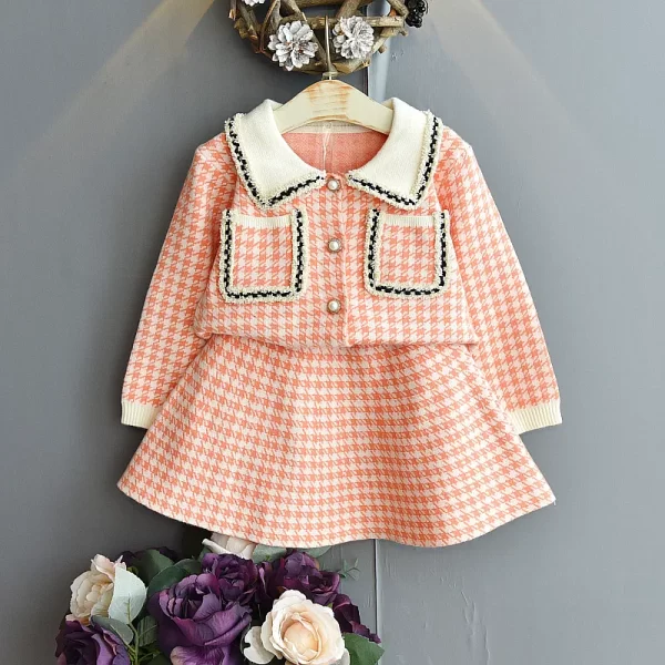 Fall toddler/girl sweaters  knitted set - Image 8