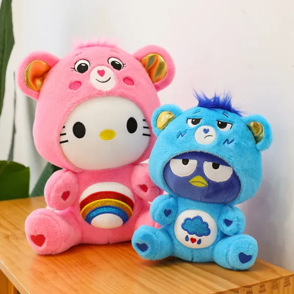 Hello Kitty Dressed as Care Bear Plush - Image 4