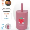 Silicone Sippy Cup with Lid, BPA-free - Image 5