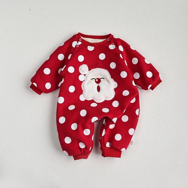 Cute Christmas Baby Santa Claus Rompers - Image 7