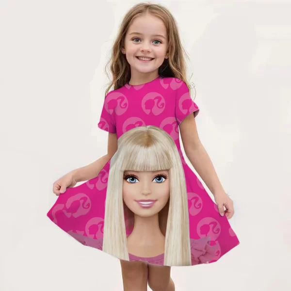 Barbie Dresses Girls Cute 3D Printed - Image 10