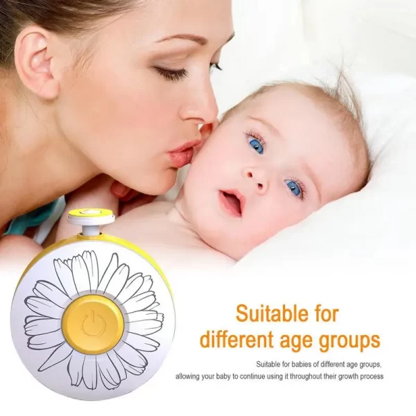 Baby Nail Clippers Safe Rechargeable With 6 Grinders - Image 6