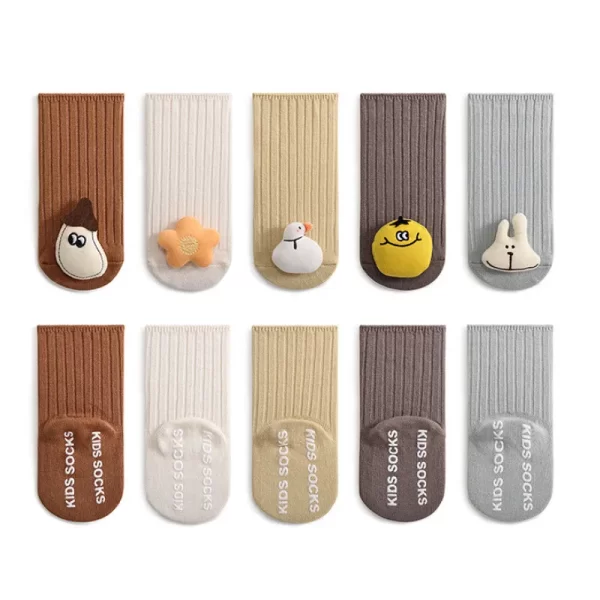 Baby Socks Girl's Combed Cotton Breathable - Image 4