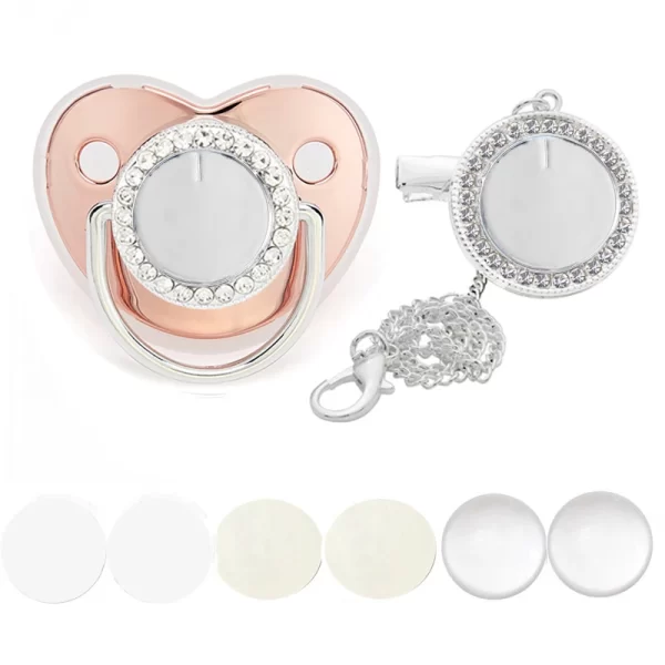 Baby Bling Pacifier/Clip/Holder Personalized - Image 8
