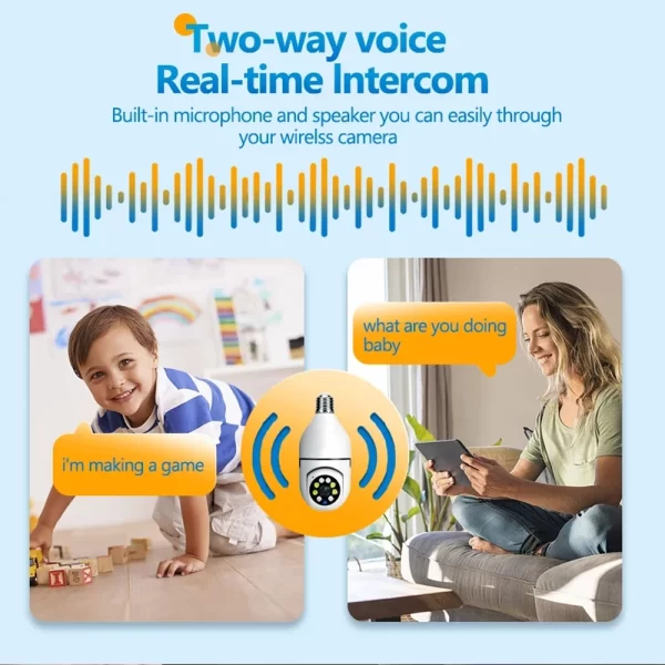 5G/4MP Night Vision Security Camera Two Way Audio - Image 3