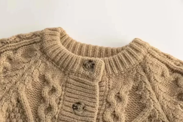 Autumn Children's Sweater Knit Cardigan for Girls/Boys - Image 3