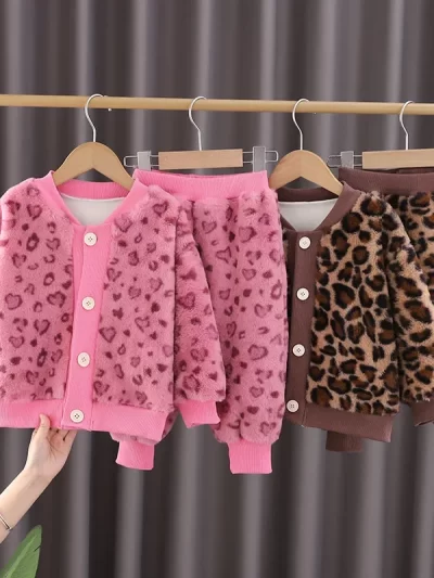 Leopard Sweater/Pant Set Winter