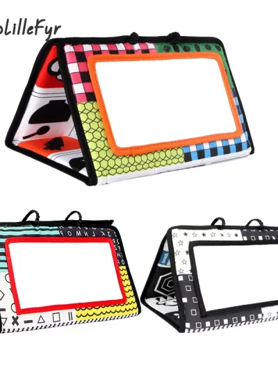 Baby Mirror Tummy Time Infant Foldable Mirror