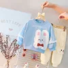 Baby Girl's Cute Bunny Outfit - Image 4