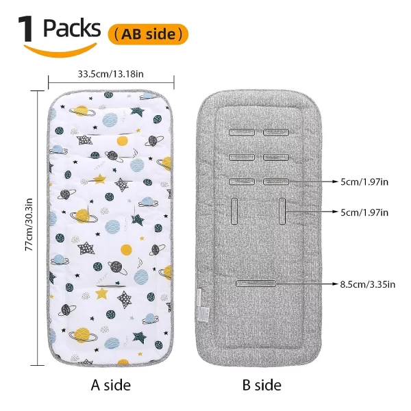 Stroller Seat Liner for Baby Pushchair Cart - Image 5