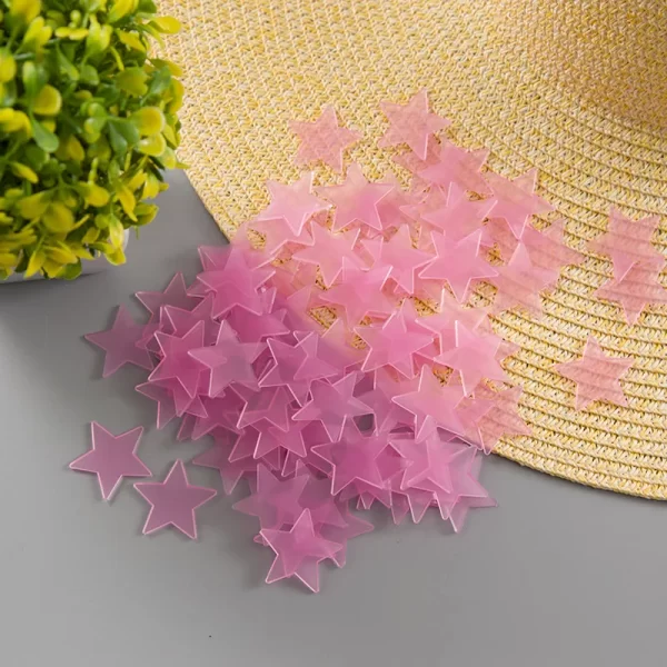 100pcs Luminous Wall Stickers Stars - Image 9
