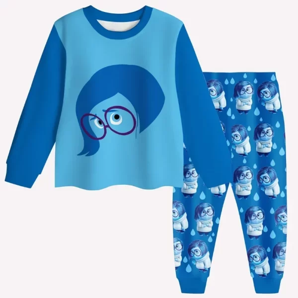 2pcs Disney Inside Out 2 Long Sleeved Pajamas - Image 6