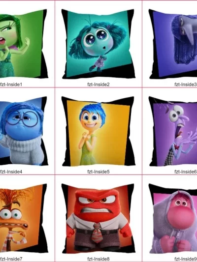 Disney Inside Out 2 Pillow Case Cartoon Figures