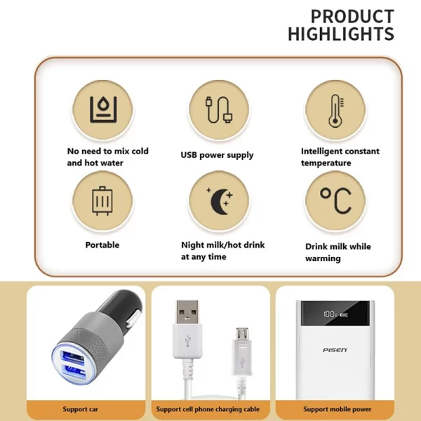 USB Bottle Warmer Travel Stroller - Image 6