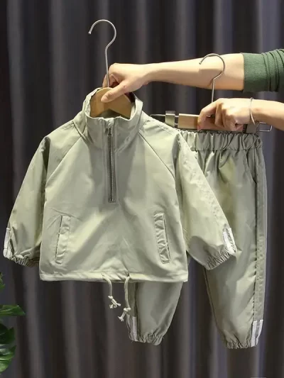 Half-zip Children's Jogging Suit