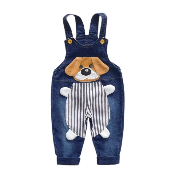 IENENS Toddler Overalls Baby Dungarees Kids Boy Jeans Jumpsuit Clothes Clothing Infant Playsuit Trousers 0-4 Years Denim Pants - Image 6