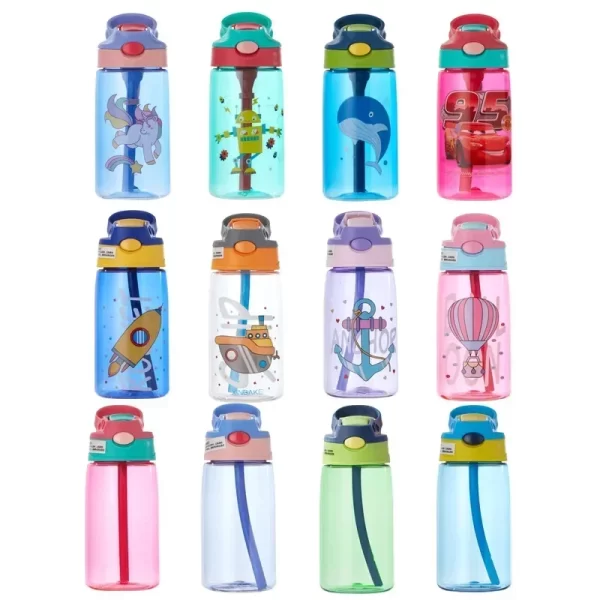 480ML Kids Water Sippy Cup - Image 2