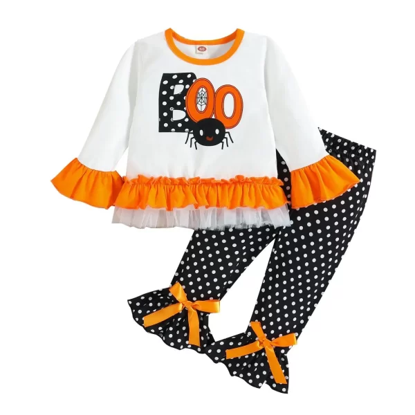 Halloween Clothes Girls Flare Sleeve/Bell Bottoms - Image 7